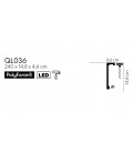 Mardom Garnižová krycia lišta MARDOM QL036 / aj pre LED podsvietenie