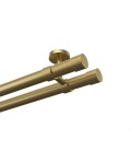 Kovová dvojitá garniža EXCLUSIVE Antik Ø 28 mm - Pullo