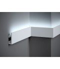 Dekoratívna lišta na stenu QL019 200 x 8 x 2.5 cm Mardom - vhodná pre LED podsvietenie