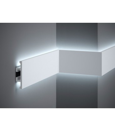 Dekoratívna lišta na stenu QL017 200 x 10 x 2.5 cm Mardom - vhodná pre LED podsvietenie