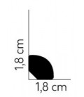 Podlahová lišta MD235 200x1.8x1.8 cm Mardom