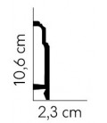 Podlahová lišta MD363 200x10.6x2.3 cm Mardom