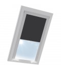 Roleta termoizolačna na strešné okno VELUX v hliníkovej kazete Tmavo šedá
