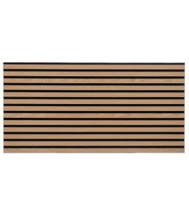 Dreven Akustick Panel Z Tmav ho Dubu 104x52cm E Garnize