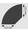 Dokončovacia lišta DMS WT12A 200 x 1,25 x 1,25 cm