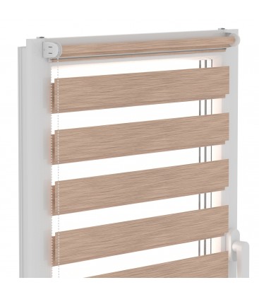 Roleta Deň a Noc Delux Plus séria Natural Oak DN20