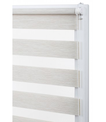 Roleta Deň a Noc Delux Plus séria Silver Linen DN24