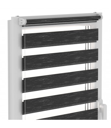Roleta Deň a Noc Delux Plus séria Graphite Black DN33