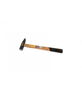 Kladivo zámočnícke MASTERTOOL 200 g HRC 56 drevená rukoväť s polymérovou ochranou 280 mm 02-0202