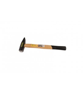 Kladivo zámočnícke MASTERTOOL 400 g HRC 56 drevená rukoväť s polymérovou ochranou 310 mm 02-0204