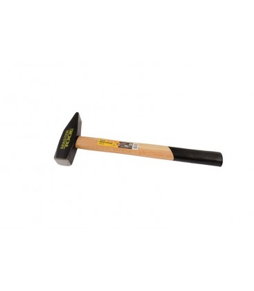 Kladivo zámočnícke MASTERTOOL 800 g HRC 56 drevená rukoväť s polymérovou ochranou 350 mm 02-0208