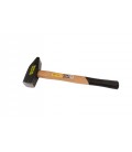 Kladivo zámočnícke MASTERTOOL 1500 g HRC 56 drevená rukoväť s polymérovou ochranou 360 mm 02-0215