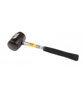 Kladivo gumené MASTERTOOL 55 mm 340 g kovová rukoväť čierna 02-1301
