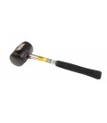 Kladivo gumené MASTERTOOL 55 mm 340 g kovová rukoväť čierna 02-1301