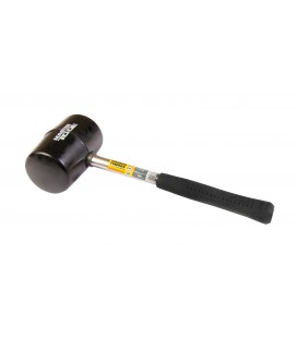 Kladivo gumené MASTERTOOL 75 mm 680 g kovová rukoväť čierna 02-1303