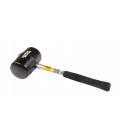 Kladivo gumené MASTERTOOL 75 mm 680 g kovová rukoväť čierna 02-1303