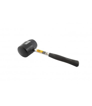 Kladivo gumené MASTERTOOL 80 mm 900 g kovová rukoväť čierna 02-1304
