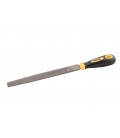 Pilník kovový MASTERTOOL 200 mm, plochý dvojzložková rukoväť 06-0200