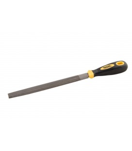Pilník kovový MASTERTOOL 200 mm, polkruhový dvojzložková rukoväť 06-0202