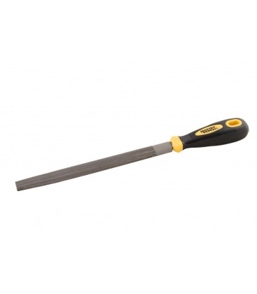 Pilník kovový MASTERTOOL 200 mm, polkruhový dvojzložková rukoväť 06-0202