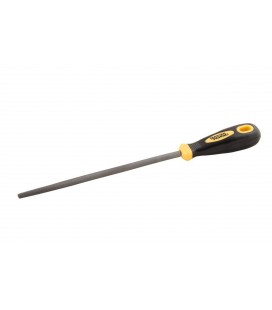 Pilník kovový MASTERTOOL 200 mm, okrúhly dvojzložková rukoväť 06-0203