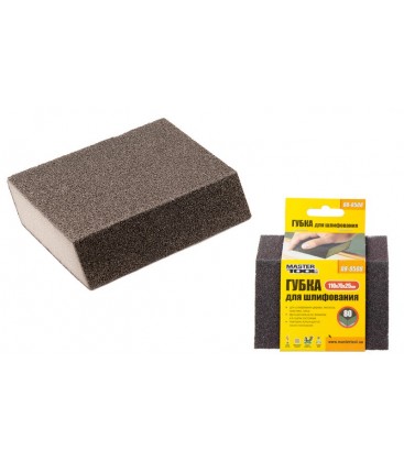 Hubka brúsna skosená MASTERTOOL RHOMBUS P80 110*75*25 mm 08-0508