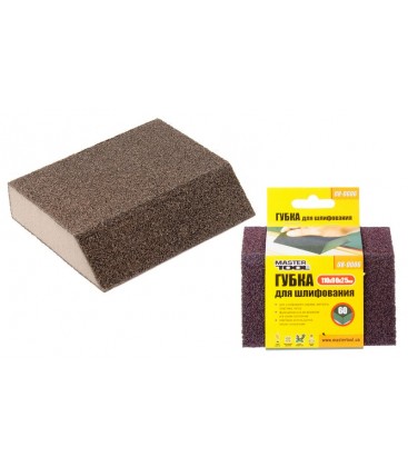 Hubka brúsna skosená trapez MASTERTOOL TRAPÉZIA P60 110*90*25 mm 08-0606