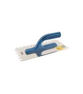 Hladidlo nerezové MASTERTOOL 125*270 mm zub 10x10 mm plastová rukoväť 08-2127