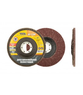 Kotúč brúsny lamelový MASTERTOOL Т27 P60 125*22 mm 08-2206