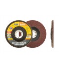 Kotúč brúsny lamelový MASTERTOOL Т27 P100 125*22 mm 08-2210