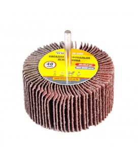 Valec lamelový brúsny MASTERTOOL 80*40 mm P40 s hriadeľom 6 mm 08-2294