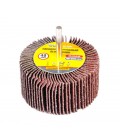 Valec lamelový brúsny MASTERTOOL 80*40 mm P40 s hriadeľom 6 mm 08-2294