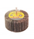Valec lamelový brúsny MASTERTOOL 0*40 mm P60 s hriadeľom 6 mm 08-2296