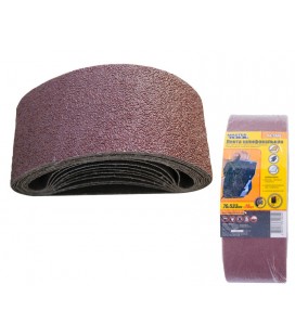 Pás brúsny MASTERTOOL 76*533 mm P60 10 ks 08-2406