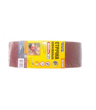 Pás brúsny MASTERTOOL 76*533 mm P80 10 ks 08-2408