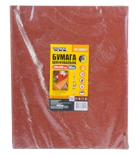 Papier brúsny vodeodolný MASTERTOOL 230*280 mm P80 20 ks 08-2608-Р
