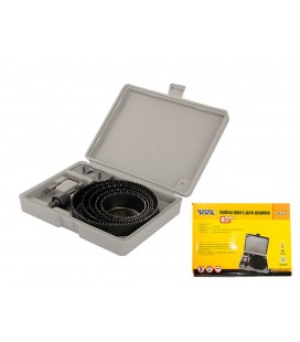 Vrták vykružovací do dreva a sadrokartónu MASTERTOOL 8 ks Ø 64 - 127 mm 12-2571