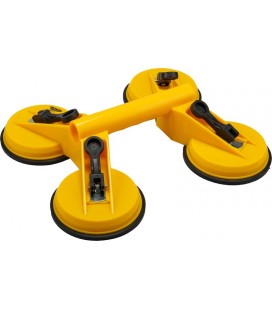Prísavka na sklo s rukoväťou MASTERTOOL 4*1 Ø125 mm 180 kg 14-0904