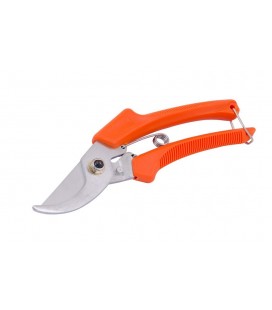 Nožnice záhradné MASTERTOOL 195 mm, PVC rukoväte, čepele SK5 14-6127
