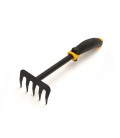 Hrabličky záhradné MASTERTOOL 5 zubov 300*95 mm s dvojzložkovou násadou 14-6174