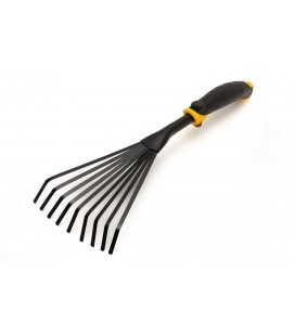 Hrabličky záhradné MASTERTOOL vejárové 9 zubov 420*145 mm s dvojzložkovou násadou 14-6175