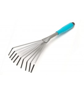 Hrabličky záhradné vejárové MASTERTOOL 9 zubov 400*135 mm s plastovou násadou 14-6184