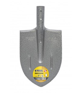 Lopata špicatá MASTERTOOL 210*290*405 mm kladivový lak bez násady 14-6248