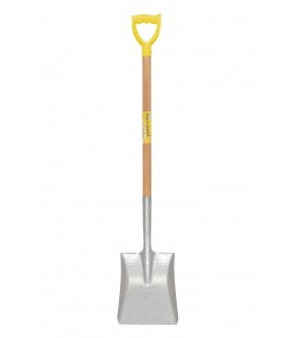 Lopata stajňová MASTERTOOL 225*275*1200 mm kladivový lak s drevenou násadou 14-6269