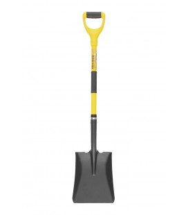 Lopata stajňová MASTERTOOL 240*300*1100 mm čierna so sklolaminátovou násadou 14-6278