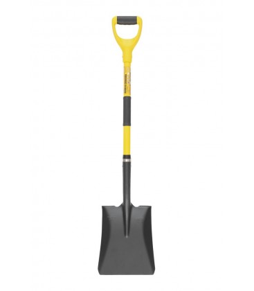 Lopata stajňová MASTERTOOL 240*300*1100 mm čierna so sklolaminátovou násadou 14-6278