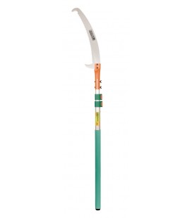 Píla záhradná teleskopická MASTERTOOL PROFI hliníková rukoväť 2, 5 m, ostrie 420 mm 6TPI kalený 3D zub 14-6904