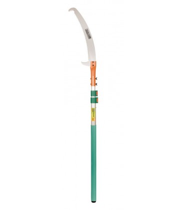 Píla záhradná teleskopická MASTERTOOL PROFI hliníková rukoväť 2, 5 m, ostrie 420 mm 6TPI kalený 3D zub 14-6904