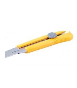 Nôž s odlamovacou čepeľou MASTERTOOL 25 mm, kovové vodidlá, skrutkovacia svorka, magnet 17-0325