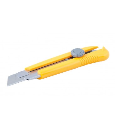 Nôž s odlamovacou čepeľou MASTERTOOL 25 mm, kovové vodidlá, skrutkovacia svorka, magnet 17-0325